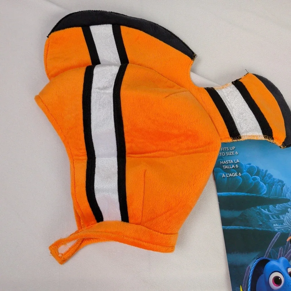 Disney Finding Nemo Deluxe Toddler Costume Halloween Size 4-6 Orange Fish - Picture 4 of 10